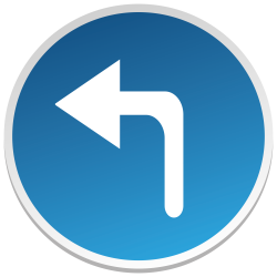 FLECHE GAUCHE COUDEE -  