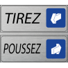 Adhésif à la demande POUSSEZ -  