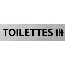 Logo Porte grand format Toilettes -  