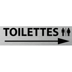 Logo Porte grand format Toilettes -  