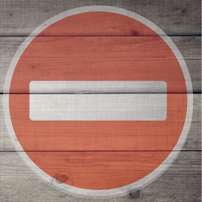 SENS INTERDIT pm Fond Bois - SENS INTERDIT pm Fond Bois -