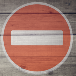 SENS INTERDIT GM Fond Bois -  