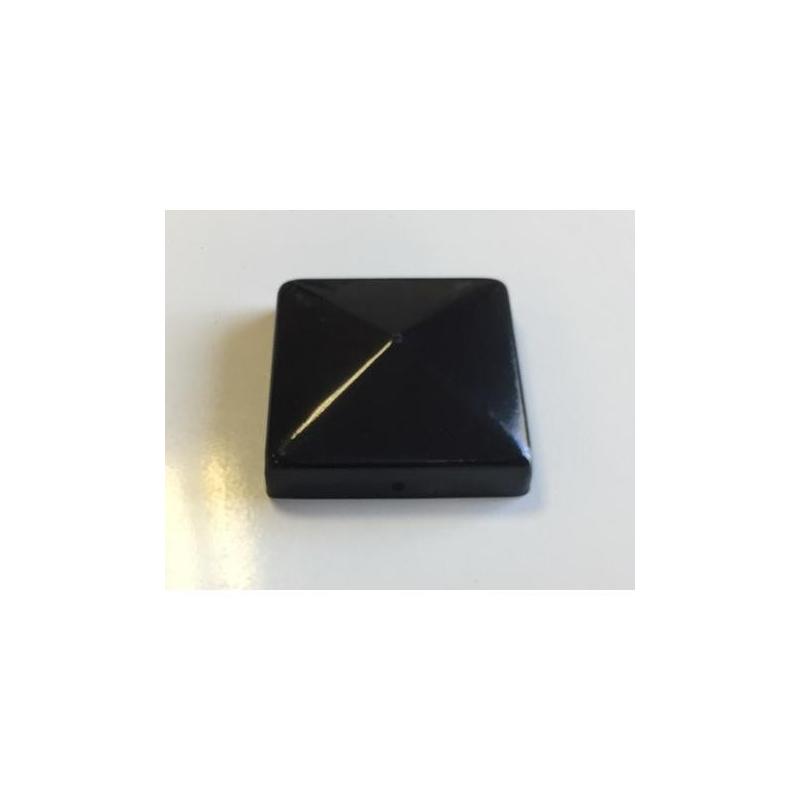 Kit Fixation Poteau Pied + Chapeau 9x9 cm -  