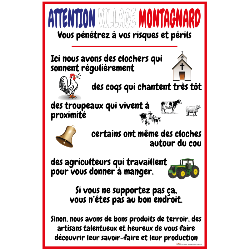 Attention village Montagnard -  