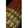 Numérotation Bois Gravé sur piquet (PIN) -  