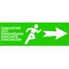 FLECHE ISSUE DE SECOURS G&D R&V -  