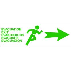 FLECHE ISSUE DE SECOURS G&D R&V -  