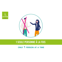 SDHPA33 - Pan. 40x25 PVC 5mm 1 Personne à la fois -  