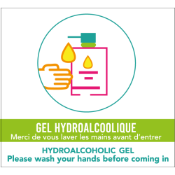 Sticker Gel Hydroalcoolique -  