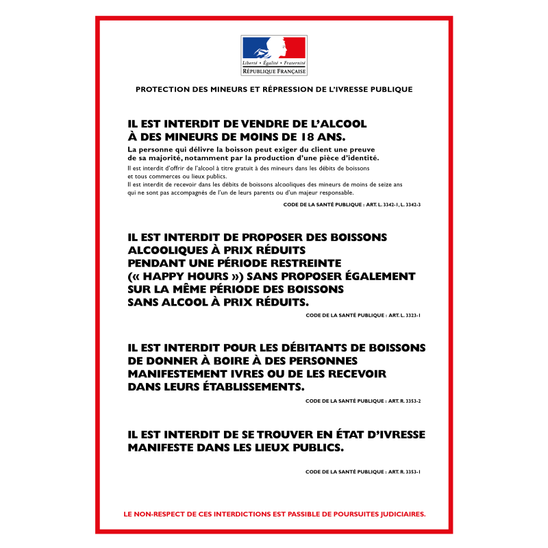 Protection des Mineurs Sticker -  
