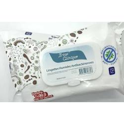 Lingettes Antibactériennes x72 -  