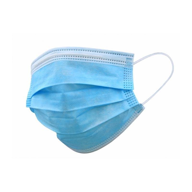 50 MASQUES CHIRURGICAUX 3 PLIS CERTIFIÉS CE -  