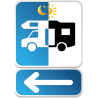 Camping Car Jour Nuit Flèche -  