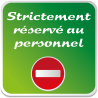 Logo STRICTEMENT RESERVE AU PERSONNEL -  
