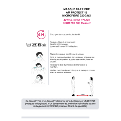 Masque de Protection Enfant Tissus Personnalisés -  
