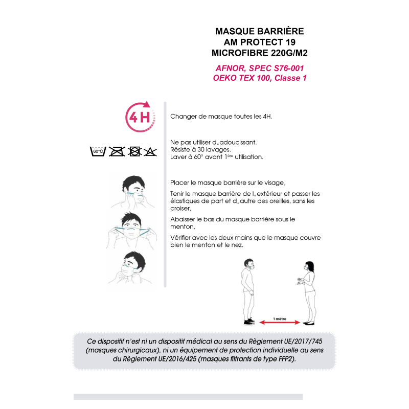 Masque de Protection Enfant Tissus Personnalisés - Masque de Protection Enfant Tissus Personnalisés -
