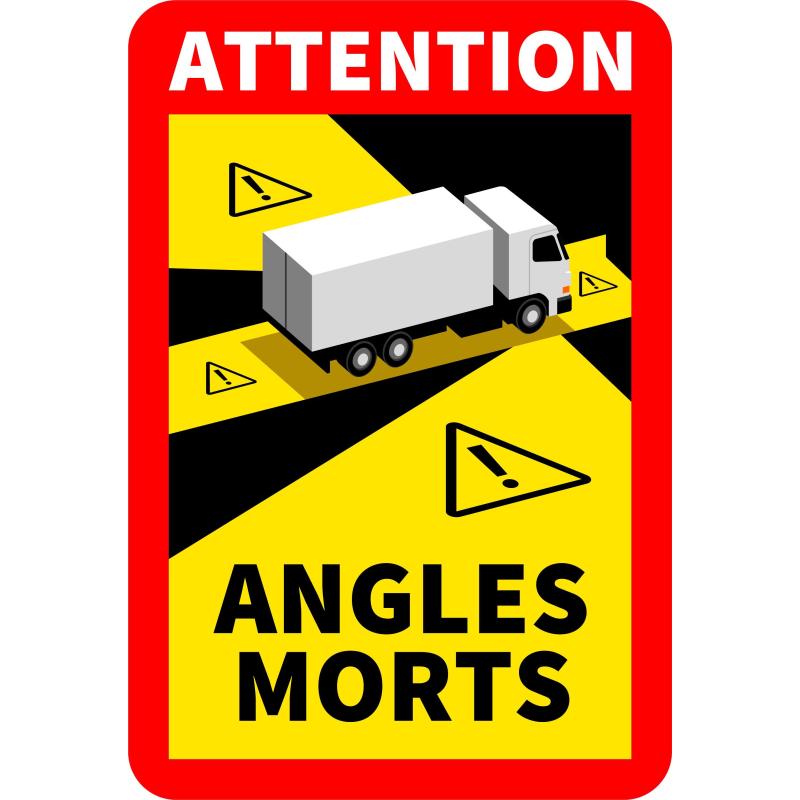 Stickers Angles Morts Camion - Stickers Angles Morts Camion -