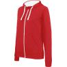 VESTE ZIP CAPUCHE FEMME CONTRAST HOODED -  
