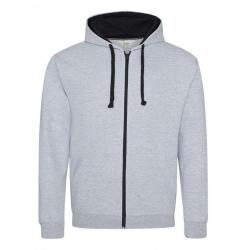 VESTE ZIP CAPUCHE HOMME CONTRAST HOODED -  