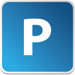 Panneau PARKING 25x25 -  
