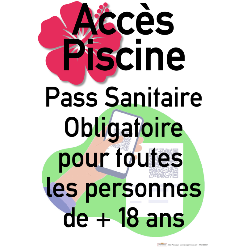ACCES PISCINE PASS SANITAIRE -  