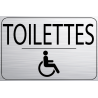 Logo Porte 150 x 100 mm Toilettes Handicapé (PMR) -  