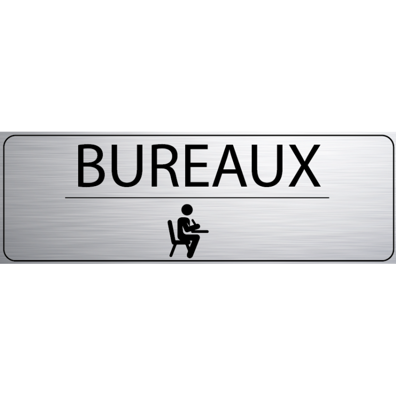 Logo Porte 300 x 100 mm Bureaux -  