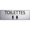 Logo Porte 300 x 100 mm Toilettes H F