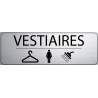 Logo Porte 300 x 100 mm Vestiaire Douche Femme -  