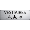 Logo Porte 300 x 100 mm Vestiaire Douche Handi (PMR) -  