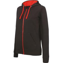 VESTE ZIP CAPUCHE ENFANT CONTRAST HOODED -  