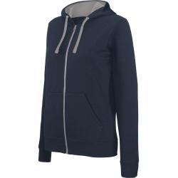 VESTE ZIP CAPUCHE ENFANT CONTRAST HOODED -  