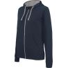VESTE ZIP CAPUCHE ENFANT CONTRAST HOODED -  