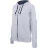 VESTE ZIP CAPUCHE ENFANT CONTRAST HOODED -  