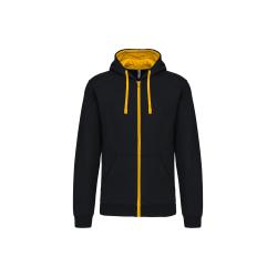VESTE ZIP CAPUCHE HOMME CONTRAST HOODED -  