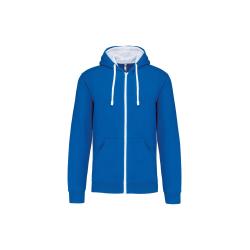 VESTE ZIP CAPUCHE HOMME CONTRAST HOODED -  