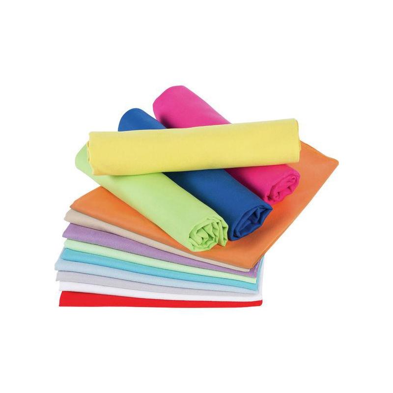 Serviette microfibres 70x120cm Marquage Quadri 10X10 -  
