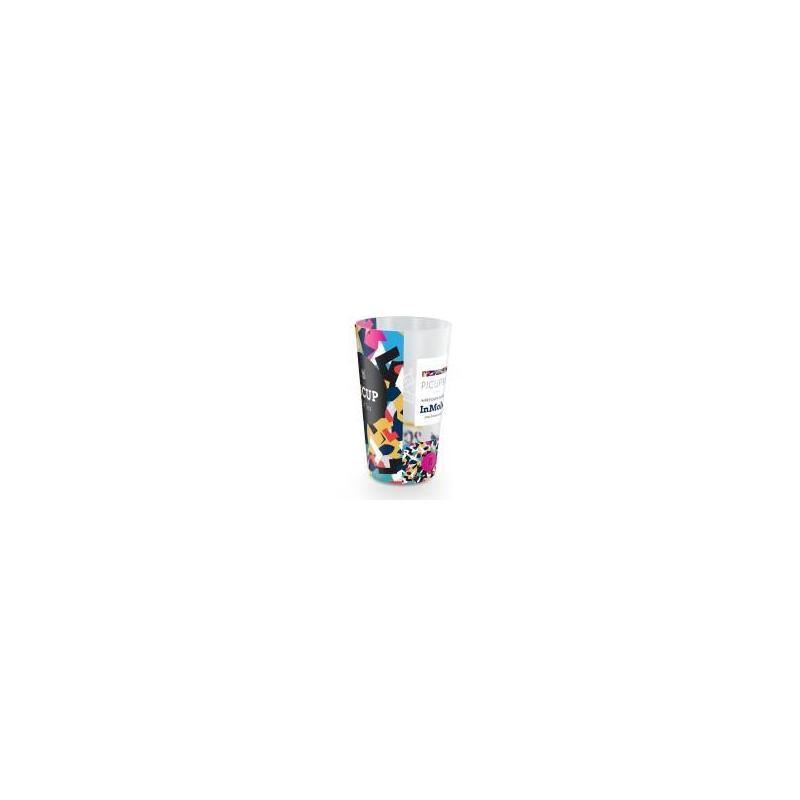 GOBELET plastique 30cl avec Impression Digitale Quadri -