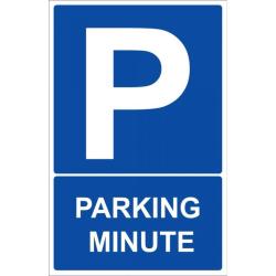 Panneau Arrêt Minute 35x50 -  