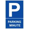 Panneau Arrêt Minute 35x50 -  