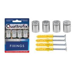 ENTRETOISES INOX 304 Ø15x15mm AVEC VERROUILLAGE x4 -  