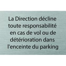 Logo Porte 300 x 200 mm Direction décline -  