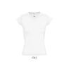 Tshirt Femme Moon col V -
