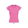 Tshirt Femme Moon col V -