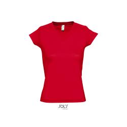 Tshirt Femme Moon col V -