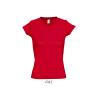 Tshirt Femme Moon col V -