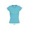 Tshirt Femme Moon col V -
