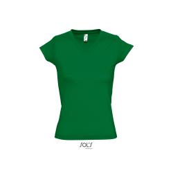 Tshirt Femme Moon col V -
