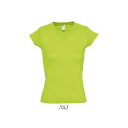 Tshirt Femme Moon col V -