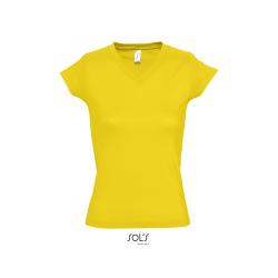 Tshirt Femme Moon col V -